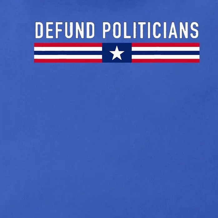 Defund Politicians Zip Tote Bag