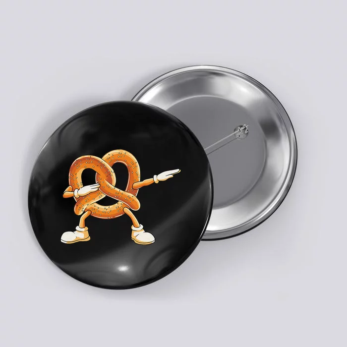 Dabbing Pretzel Dab Pretzel Dancing Pretzel Birthday Party Button