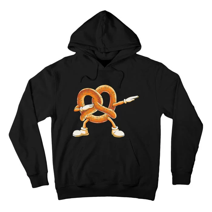 Dabbing Pretzel Dab Pretzel Dancing Pretzel Birthday Party Tall Hoodie