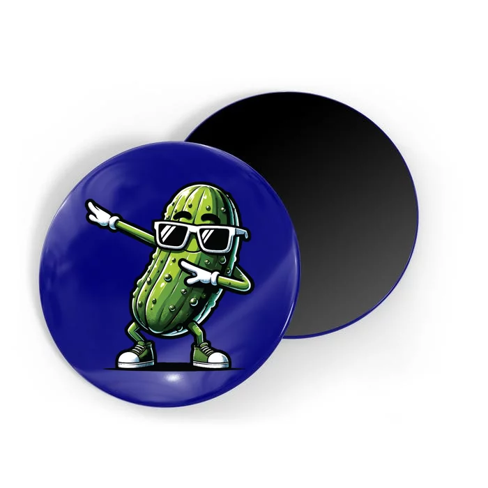 Dabbing Pickle Dancing Cucumber Pickle Food Squad Gift Magnet