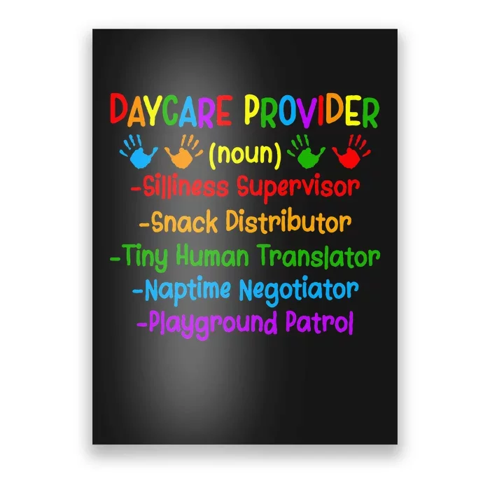 Daycare Provider Definition Daycare Poster