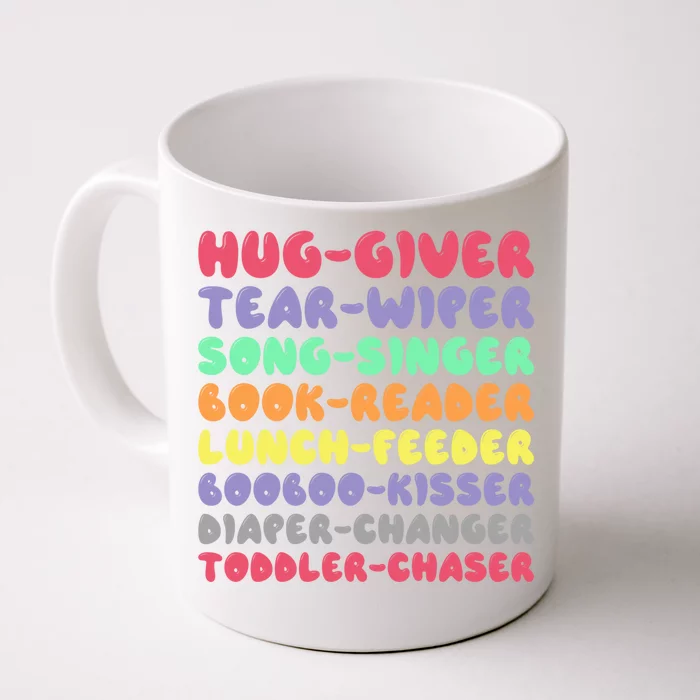 Daycare Provider Daycare Teacher Care Provider Gift Front & Back Coffee Mug