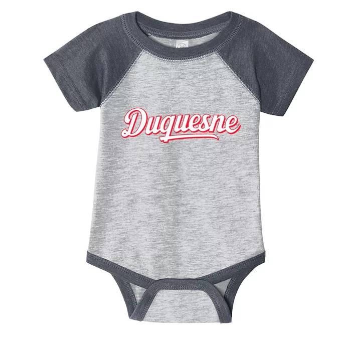 Duquesne Pennsylvania Infant Baby Jersey Bodysuit