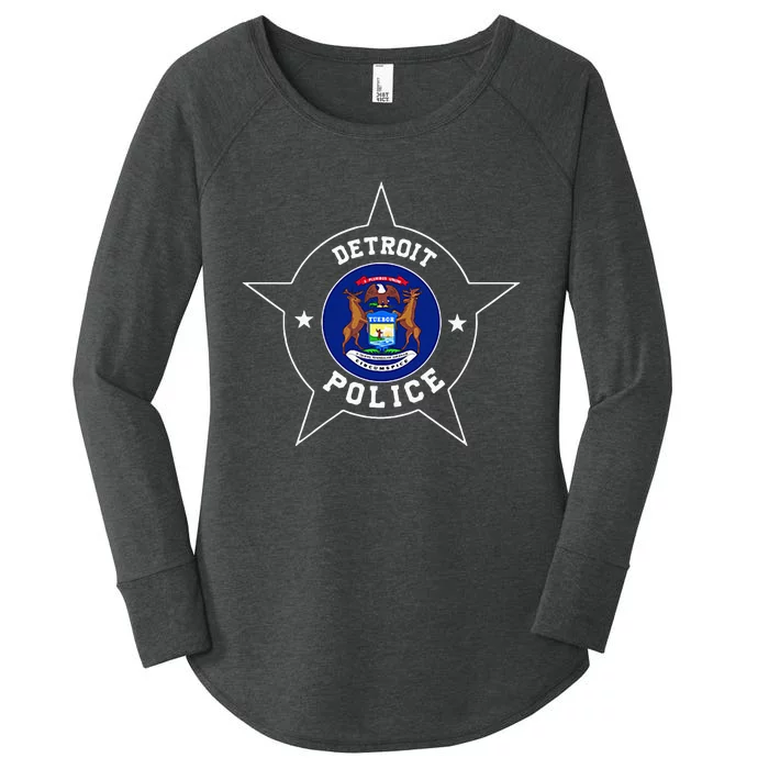 Detroit Police DPD Women's Perfect Tri Tunic Long Sleeve Shirt