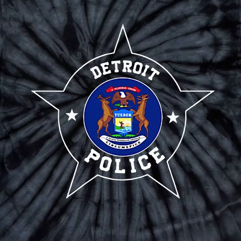 Detroit Police DPD Tie-Dye T-Shirt