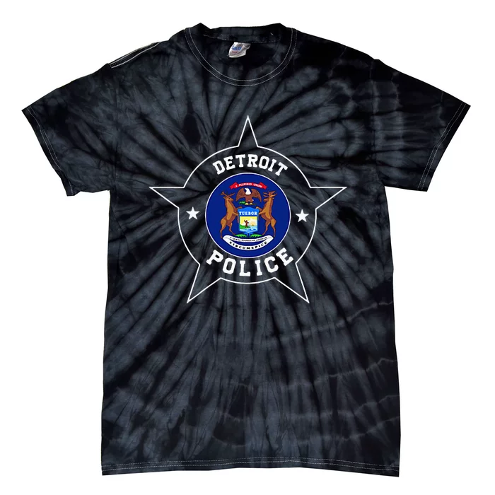 Detroit Police DPD Tie-Dye T-Shirt