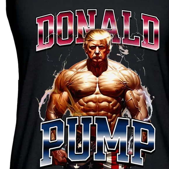 Donald Pump Ladies Essential Flowy Tank