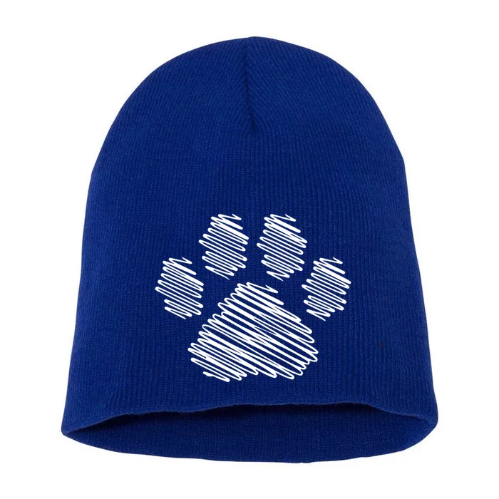 Dog Paw Dog Trainer Cute Gift Short Acrylic Beanie