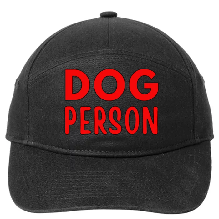 Dog Person 7-Panel Snapback Hat