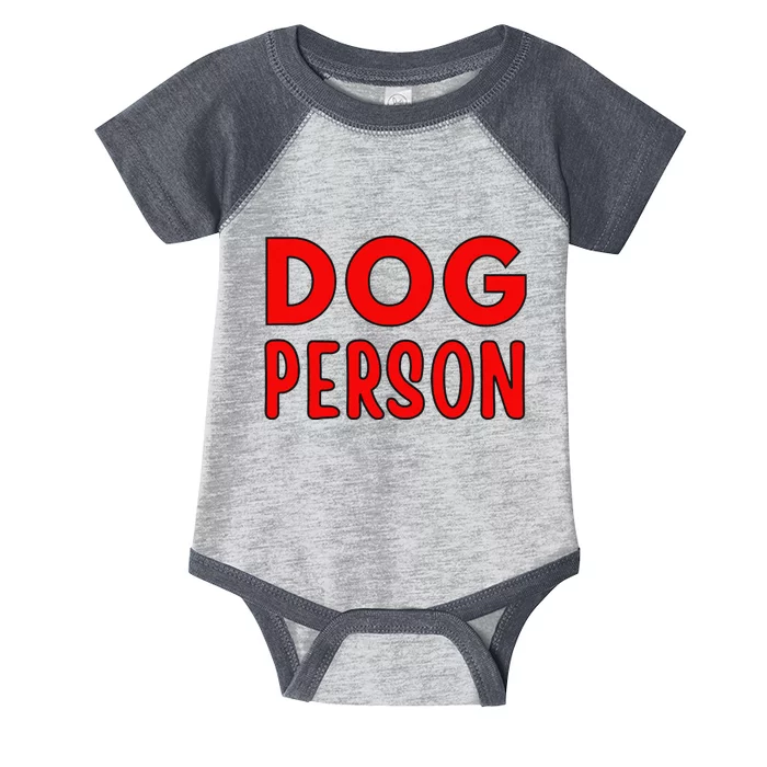 Dog Person Infant Baby Jersey Bodysuit