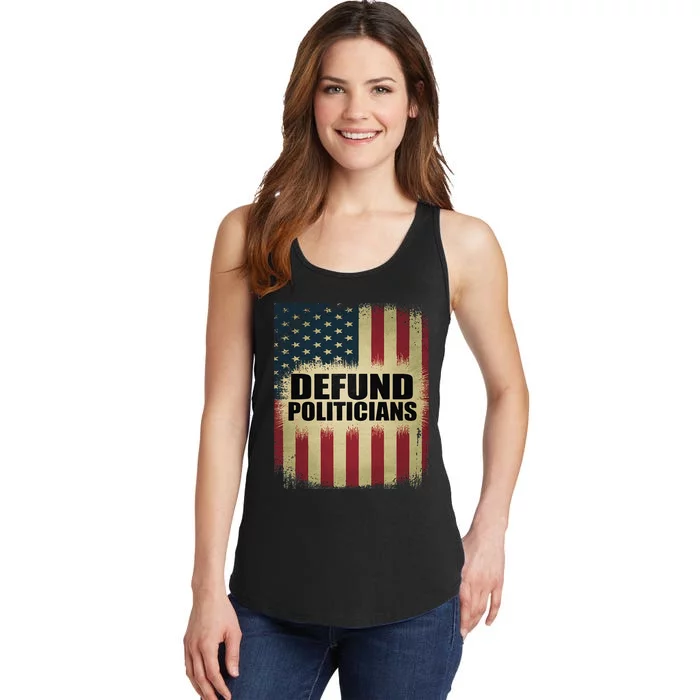 Defund Politicians Defund D.C. Clear The Swamp Ladies Essential Tank