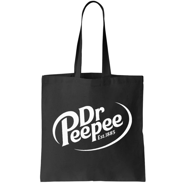 Dr. Peepee Funny Logo Parodien Tote Bag