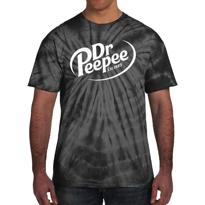 Dr. Peepee Funny Logo Parodien Tie-Dye T-Shirt