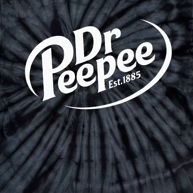 Dr. Peepee Funny Logo Parodien Tie-Dye T-Shirt