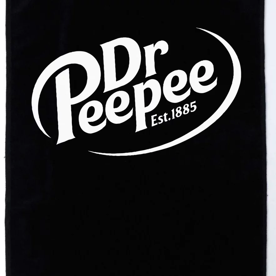 Dr. Peepee Funny Logo Parodien Platinum Collection Golf Towel