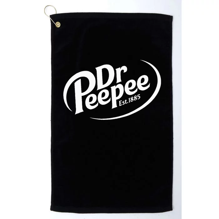 Dr. Peepee Funny Logo Parodien Platinum Collection Golf Towel