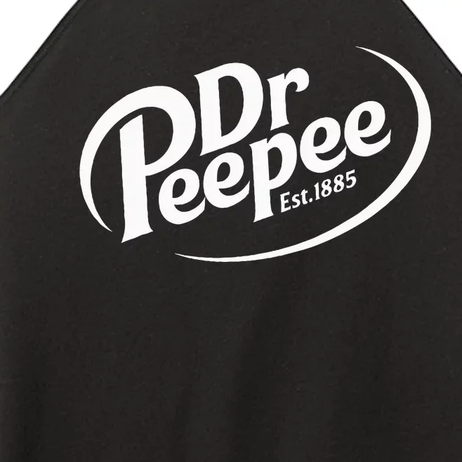 Dr. Peepee Funny Logo Parodien Women’s Perfect Tri Rocker Tank