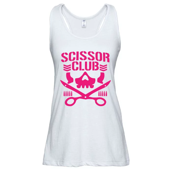 Dark Puroresu Flowsion Scissor Club Ladies Essential Flowy Tank