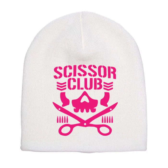 Dark Puroresu Flowsion Scissor Club Short Acrylic Beanie