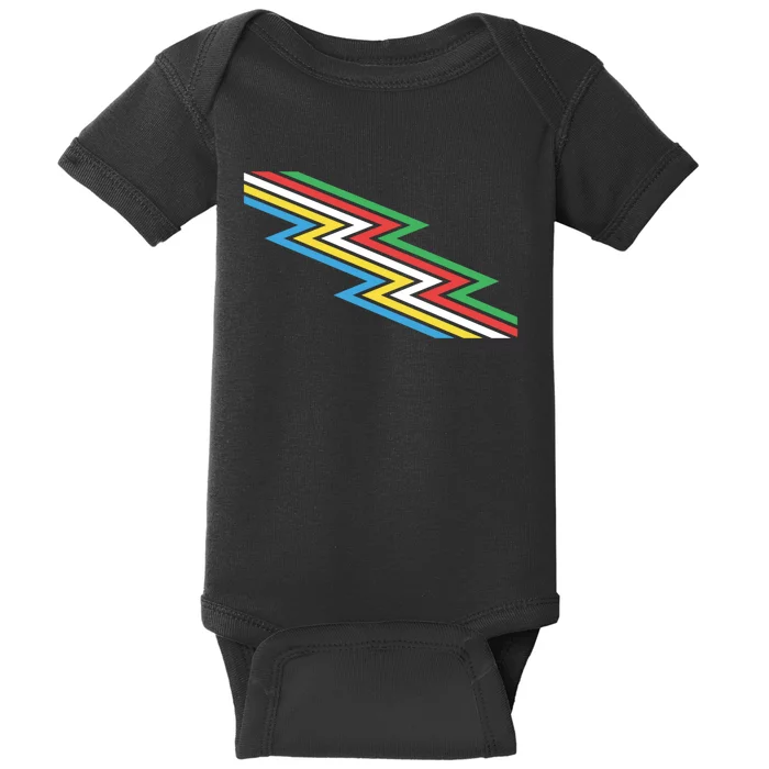 Disability Pride Flag July Disabled Pride Month Awareness Gift Baby Bodysuit