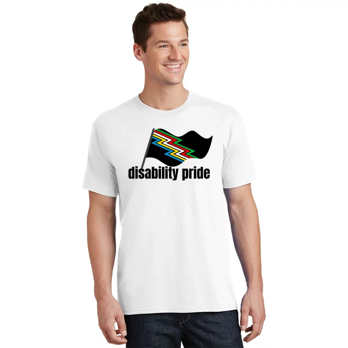 Disability Pride Flag Funny Pride T-Shirt