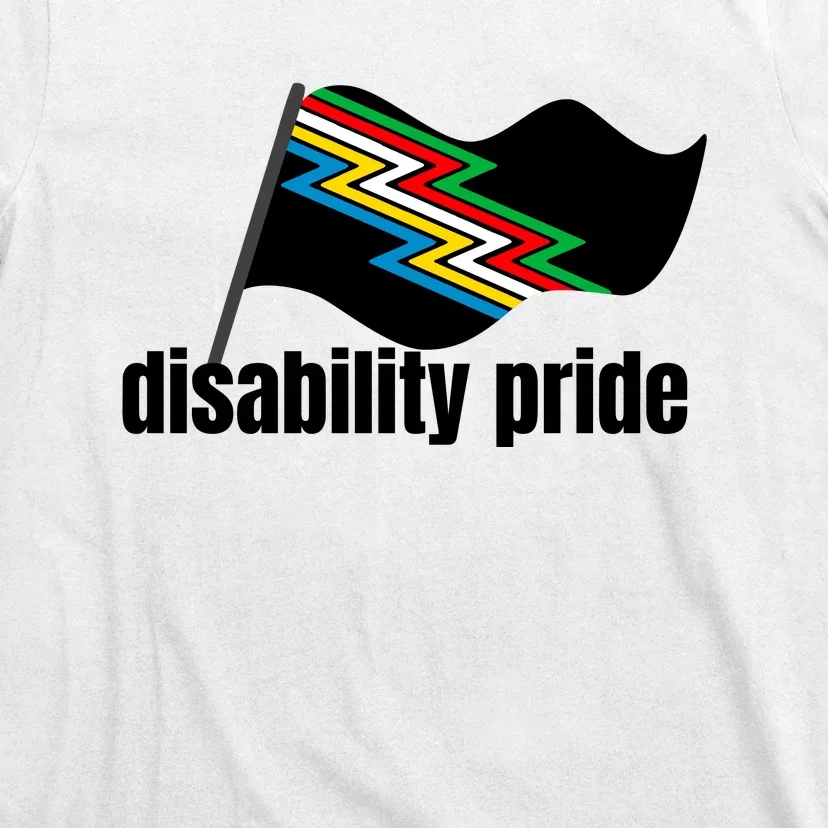 Disability Pride Flag Funny Pride T-Shirt