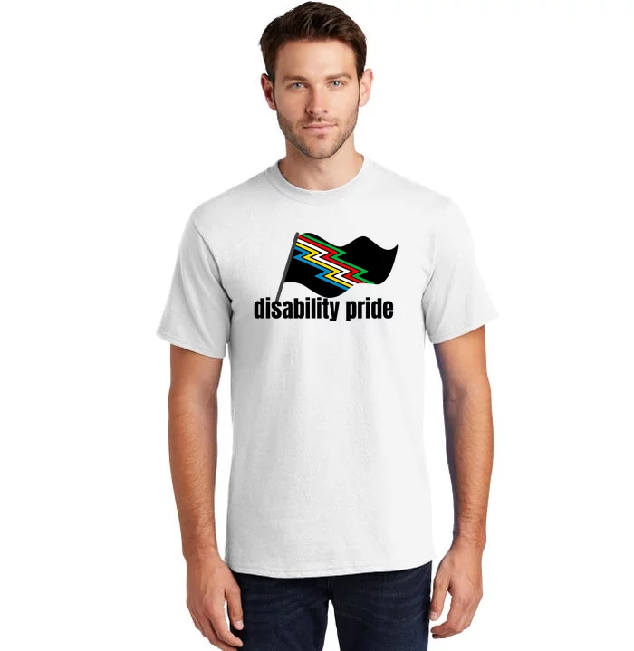 Disability Pride Flag Funny Pride Tall T-Shirt