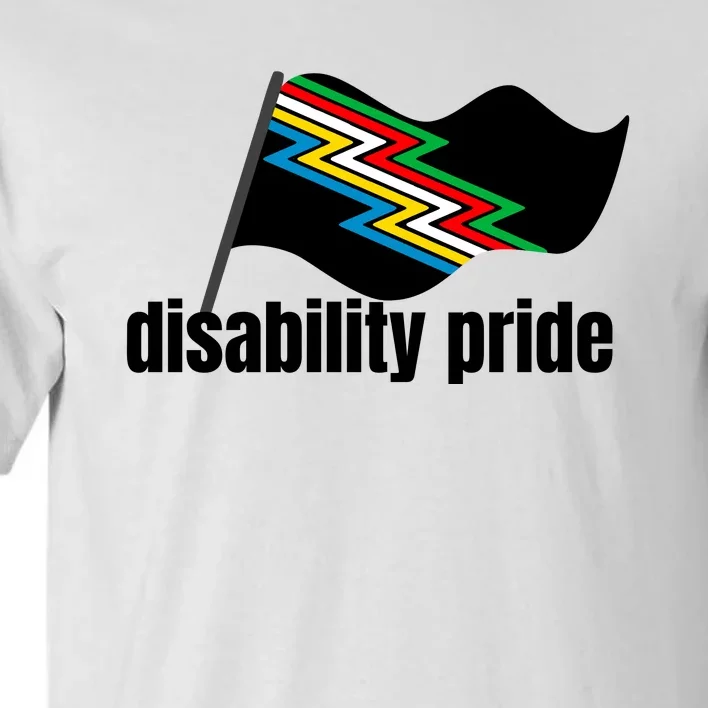 Disability Pride Flag Funny Pride Tall T-Shirt