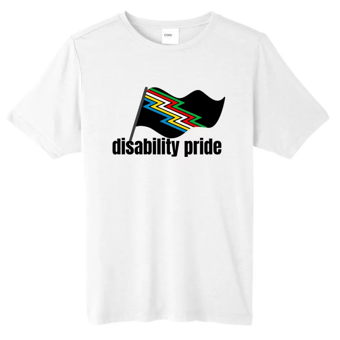 Disability Pride Flag Funny Pride ChromaSoft Performance T-Shirt