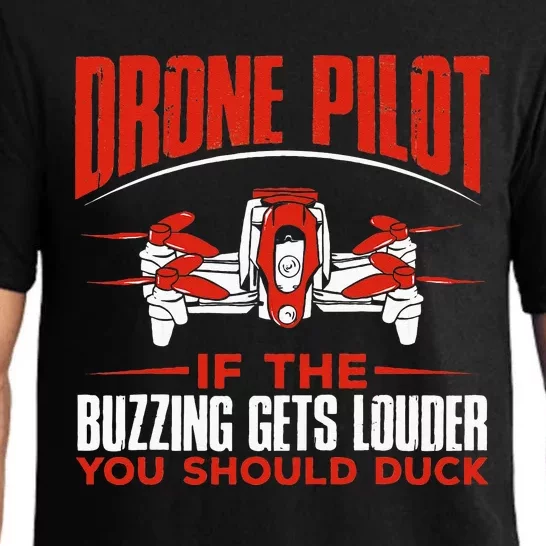 Drone Pilot Funny Drones Drone Pilot Quadrotor Pajama Set