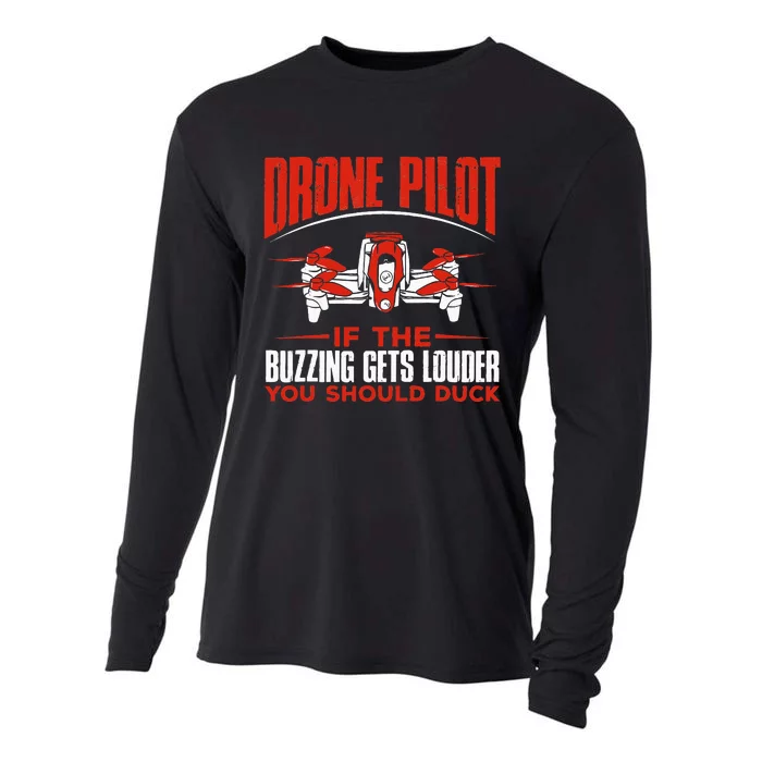 Drone Pilot Funny Drones Drone Pilot Quadrotor Cooling Performance Long Sleeve Crew