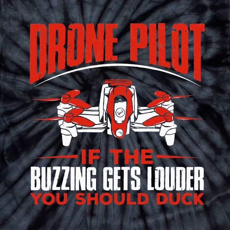 Drone Pilot Funny Drones Drone Pilot Quadrotor Tie-Dye T-Shirt