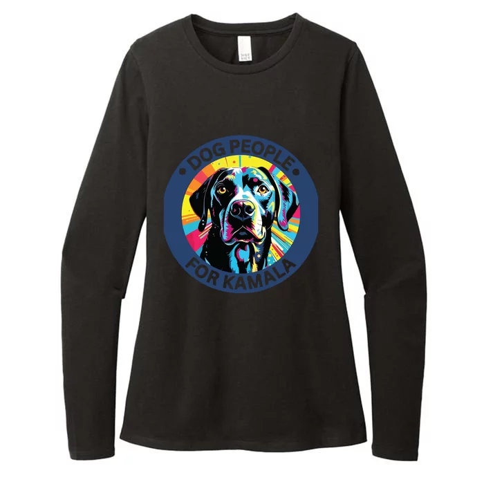 Dog People For Kamala Harris Womens CVC Long Sleeve Shirt