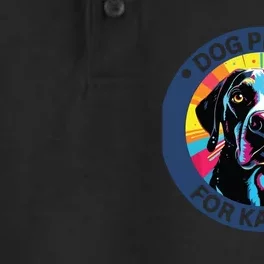 Dog People For Kamala Harris Dry Zone Grid Performance Polo