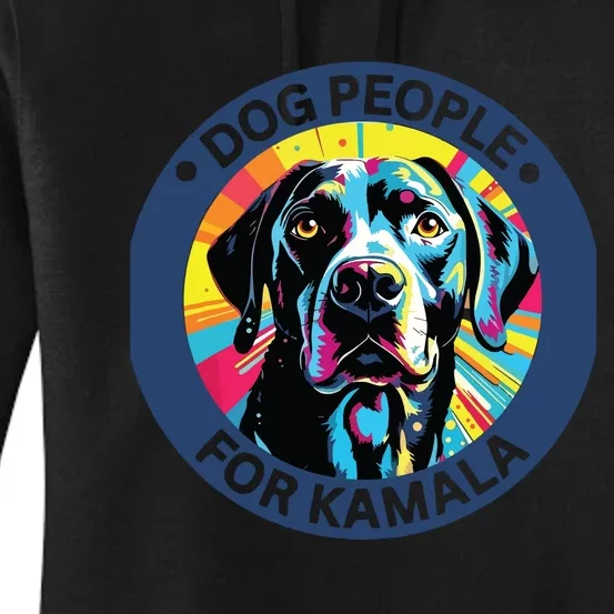 Dog People For Kamala Harris Women's Pullover Hoodie