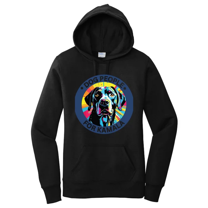 Dog People For Kamala Harris Women's Pullover Hoodie