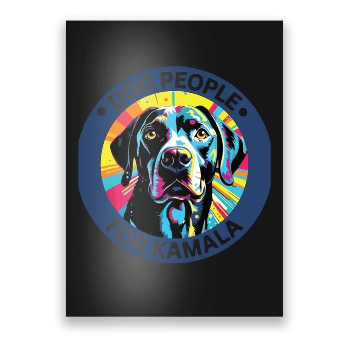 Dog People For Kamala Harris Poster