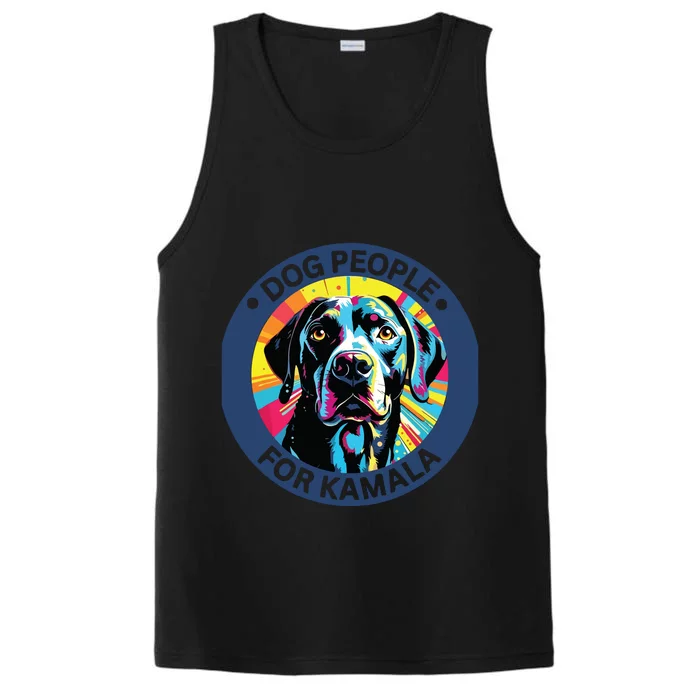 Dog People For Kamala Harris Performance Tank