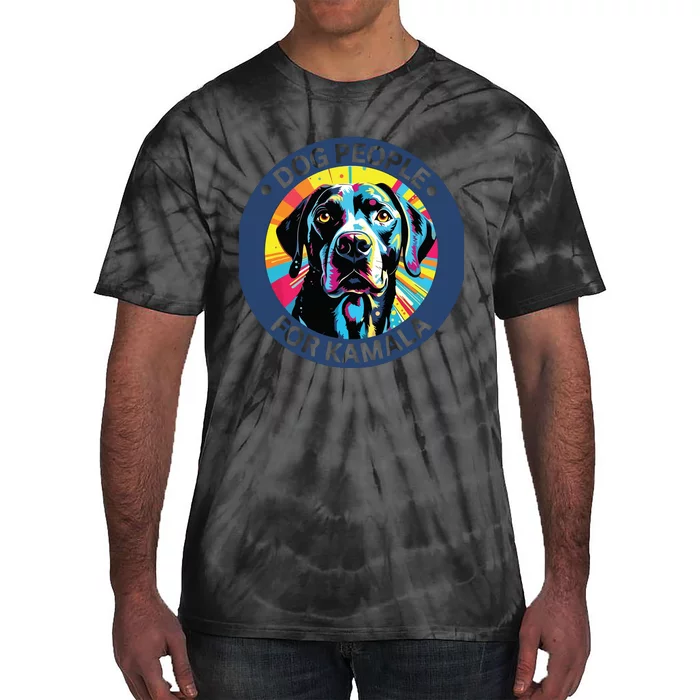 Dog People For Kamala Harris Tie-Dye T-Shirt