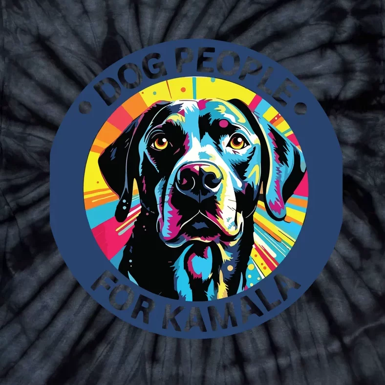 Dog People For Kamala Harris Tie-Dye T-Shirt