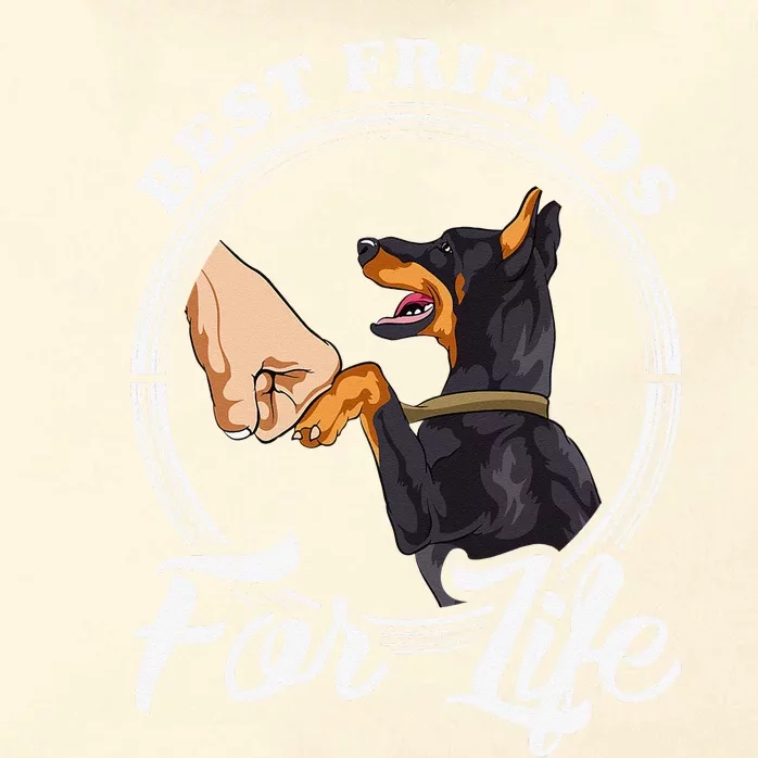 Doberman Pinscher Funny Doberman Lover Zip Tote Bag