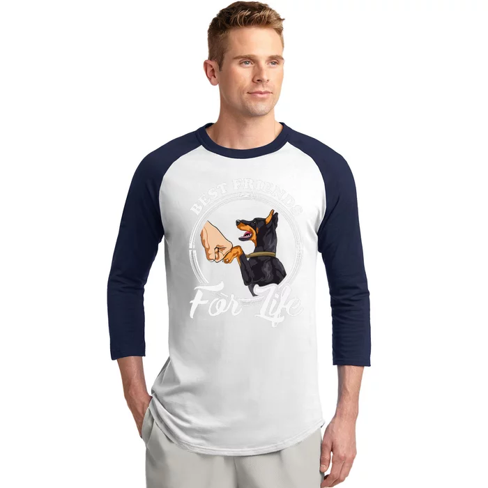 Doberman Pinscher Funny Doberman Lover Baseball Sleeve Shirt