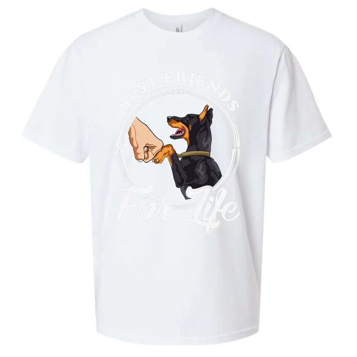 Doberman Pinscher Funny Doberman Lover Sueded Cloud Jersey T-Shirt