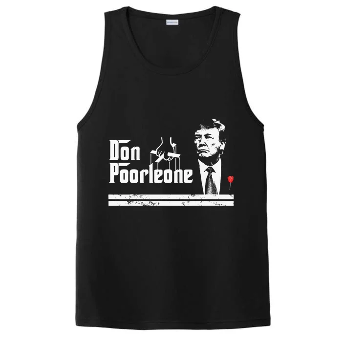 Don Poorleone Funny Anti Trump Performance Tank