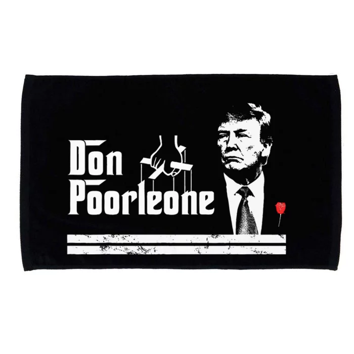 Don Poorleone Funny Anti Trump Microfiber Hand Towel