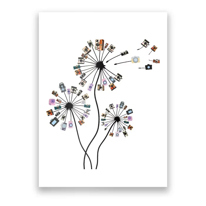 Dandelion Photography For Photographer Camera Poster