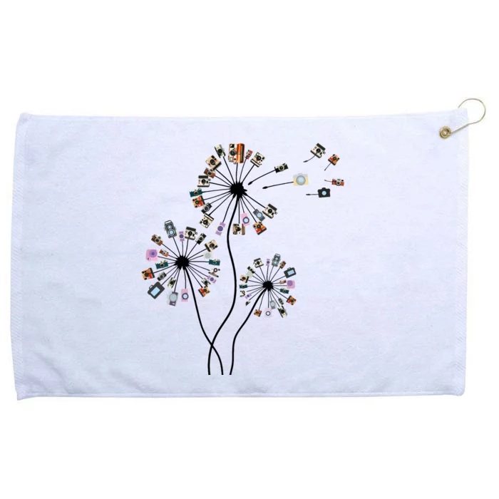 Dandelion Photography For Photographer Camera Grommeted Golf Towel