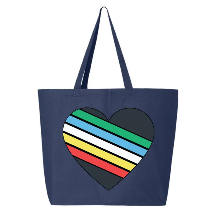 Disability Pride Flag July Disabled Pride Month Awareness 25L Jumbo Tote