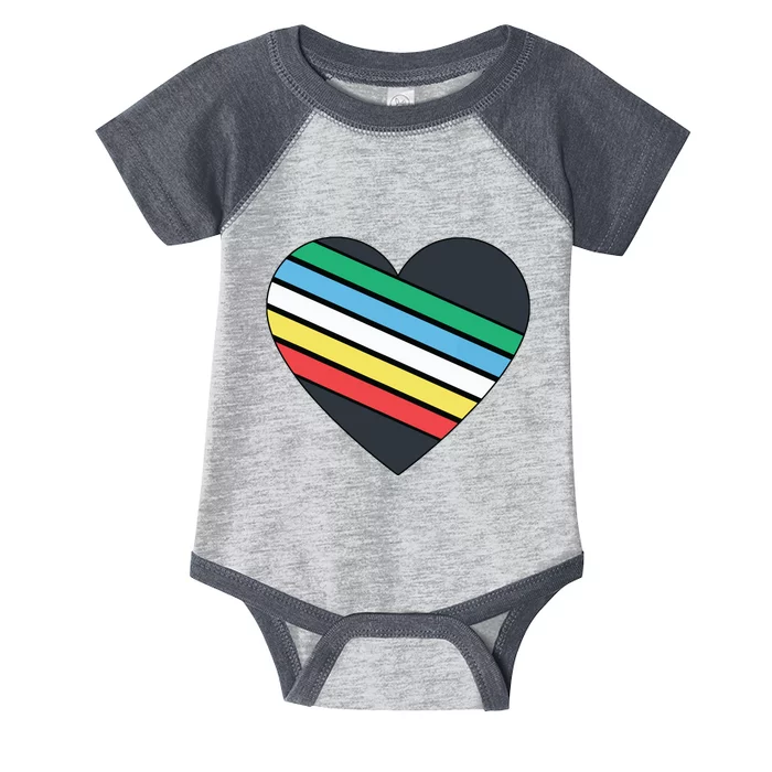 Disability Pride Flag July Disabled Pride Month Awareness Infant Baby Jersey Bodysuit