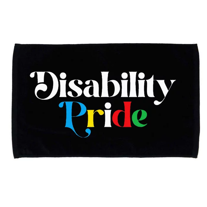 Disability Pride Flag July Disabled Pride Month Awareness Microfiber Hand Towel